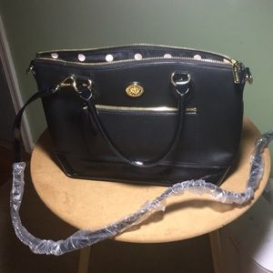 Anne Klein purse, shopper bag, black, New